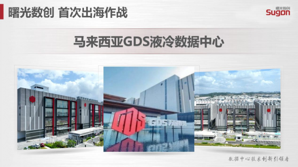 曙光数创已中标GDS（万国数据）马来西亚NTP液冷数据中心